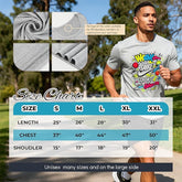 5 PCS Unisex Sublimation Blanks Bulk Polyester T Shirts - grey